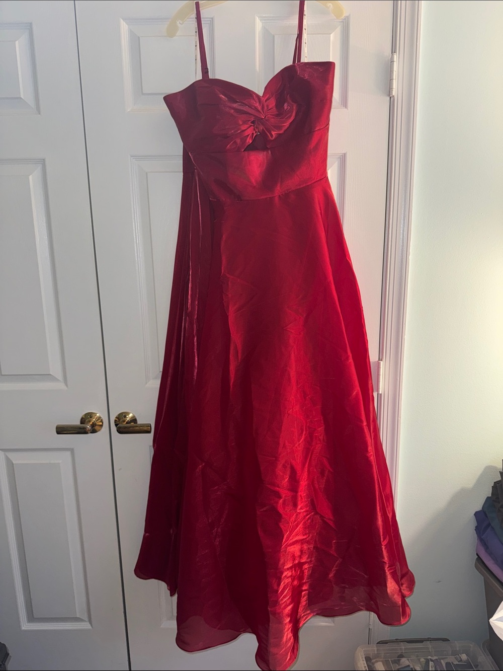 Elegant Red A-Line Prom Dress